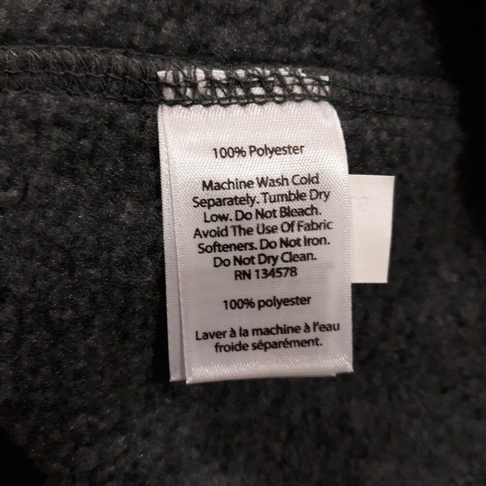 Vineyard Vines Fleece Vest Sweater Mens Medium Gray Full Zip Outdoor - Picture 10 of 11